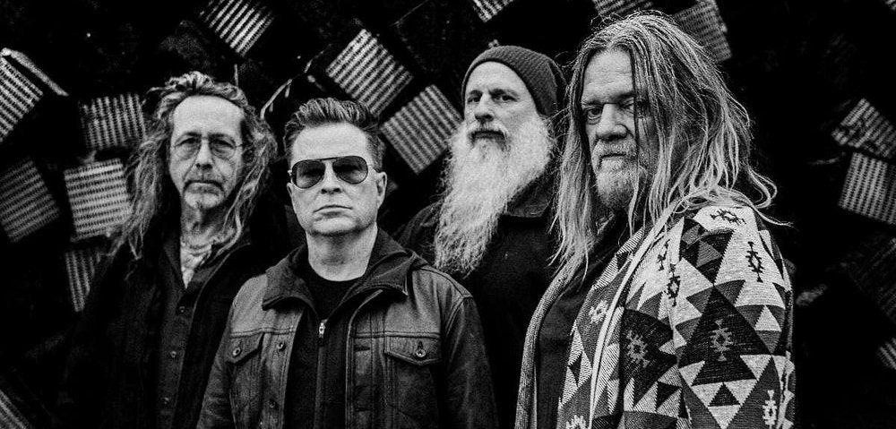 Corrosion of Conformity band press photo featuring Pepper Keenan and Woody Weatherman