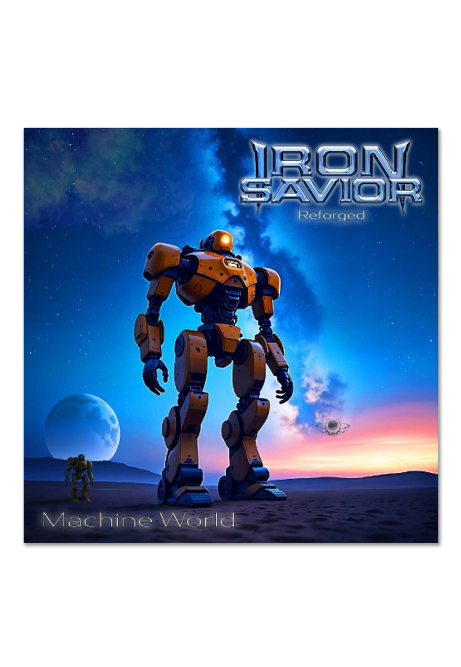 Iron Savior - Reforged-Machine World Ltd. Starbreaker Blue - Colored 2 Vinyl | Neutral-Image