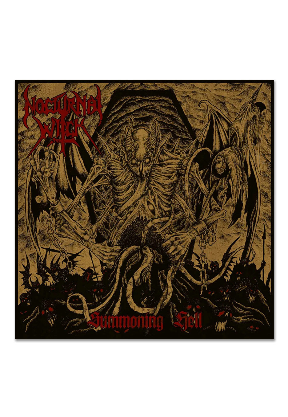 Nocturnal Witch - Summoning Hell Ltd. Gold - Colored Viny + 7 Inch | Neutral-Image