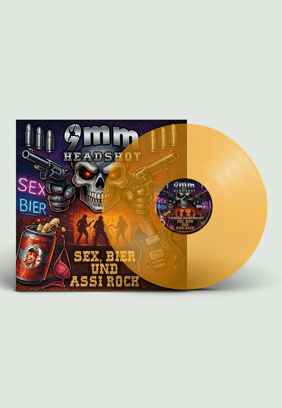 9mm - Sex, Bier und Assi Rock Ltd. Transparent Orange - Colored Vinyl | Neutral-Image