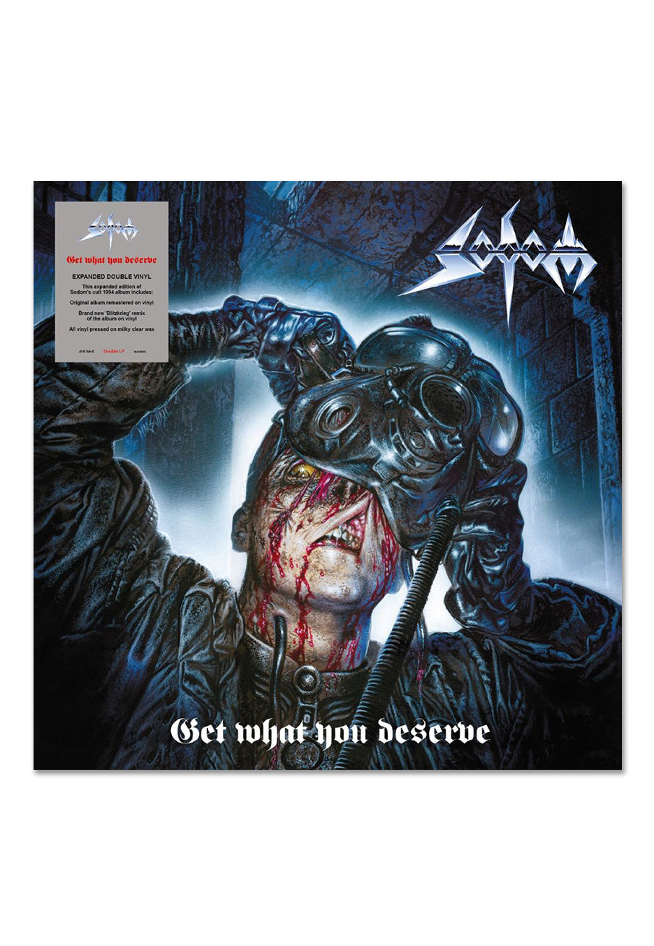 Sodom - Get What You Deserve Cream White Translucent - Colored 2 Vinyl | Neutral-Image