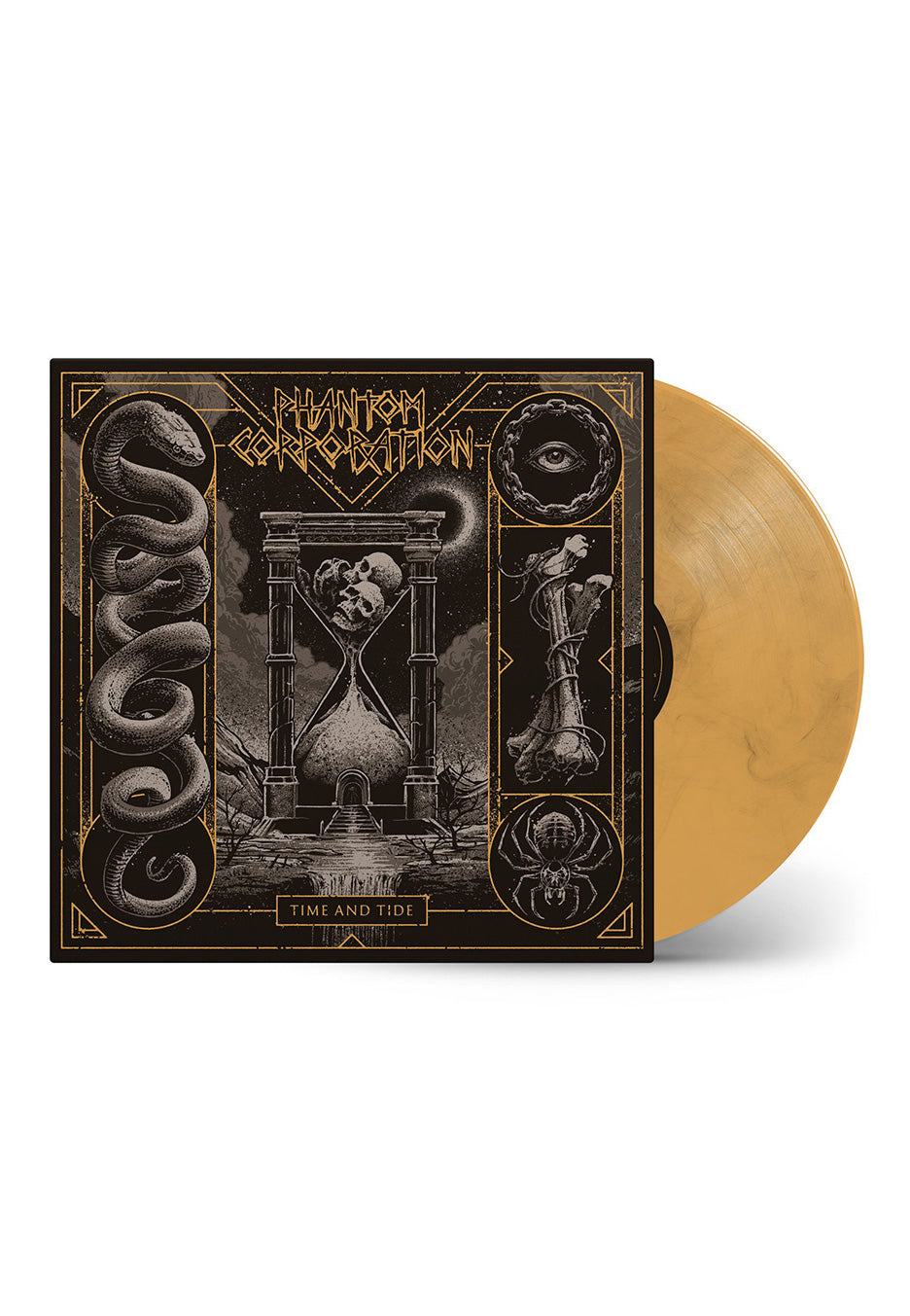 Phantom Corporation - Time And Tide Orange Indie Exclusive - Marbled Vinyl | Neutral-Image