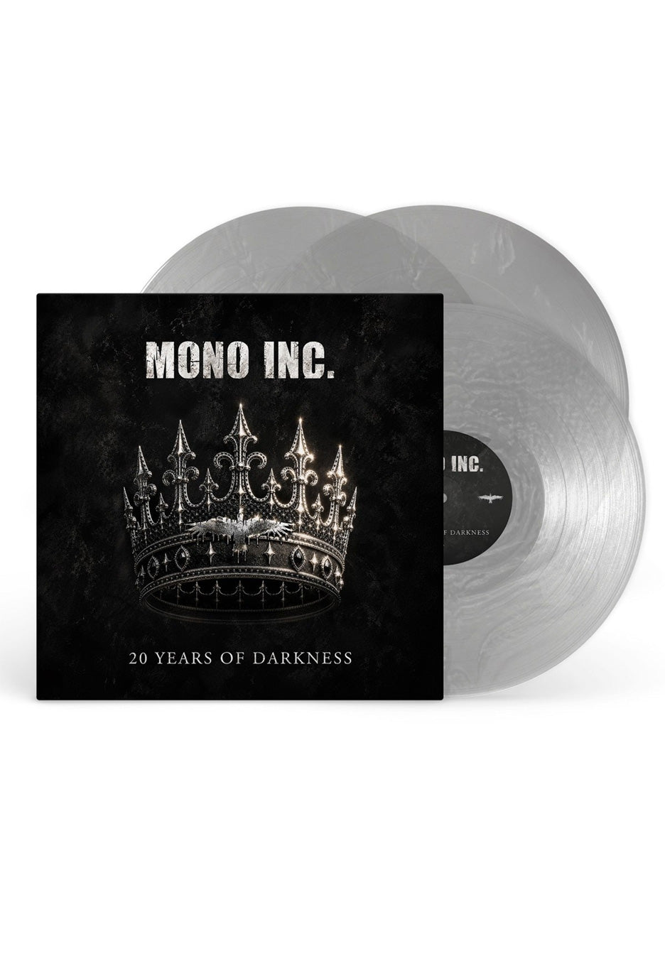 Mono Inc. - 20 Years Of Darkness Ltd. Silver - Marbled 3 Vinyl | Neutral-Image