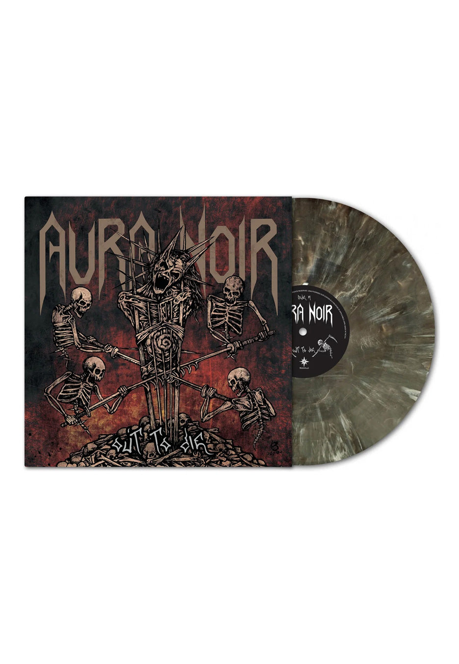 Aura Noir - Out To Die Ltd. Green/Grey - Marbled Vinyl | Neutral-Image
