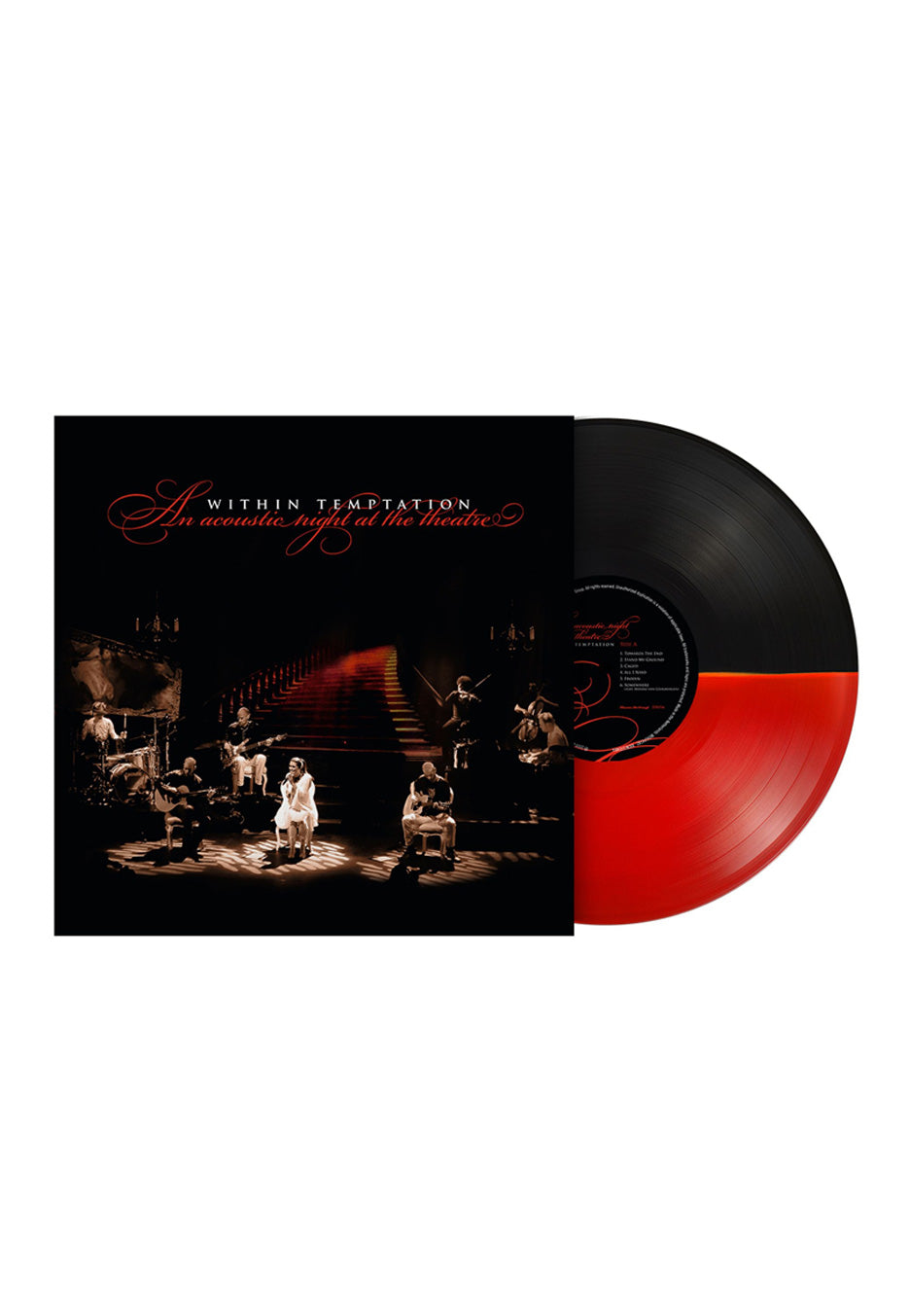 Within Temptation An Acoustic Night At The Theatre Ltd. Red/Black Split Colored Vinyl