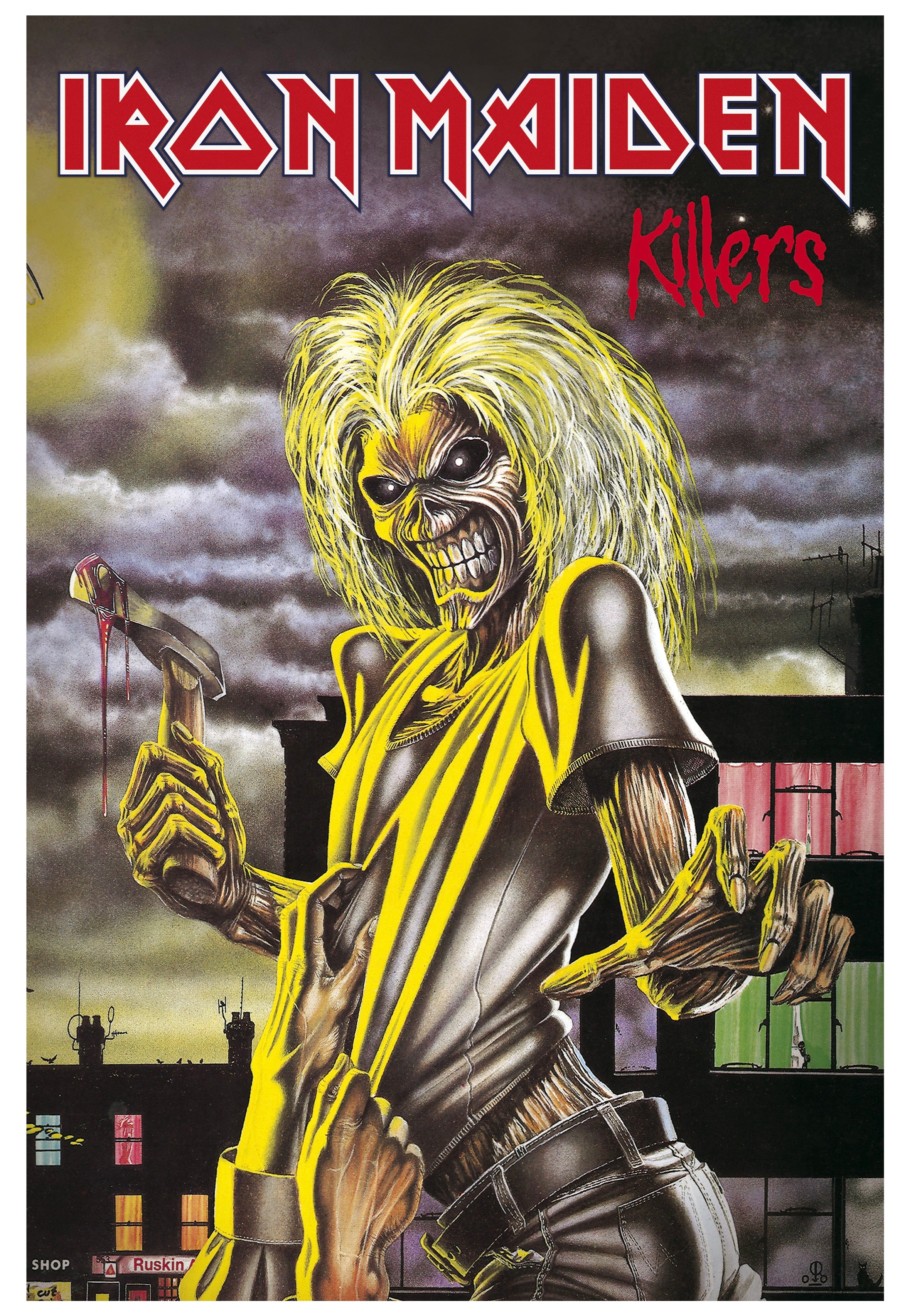 ポスター付！見本盤 白ラベル IRON MAIDEN / KILLERS Iron Maiden - Killers Maxi - Poster | AFM Records