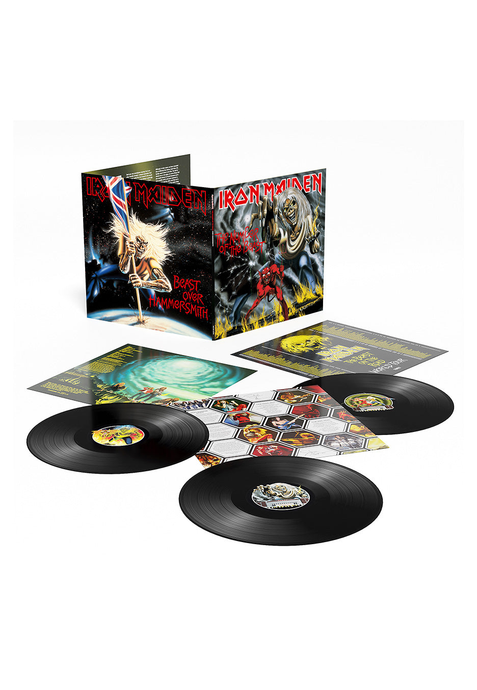 Iron Maiden - The Number Of The Beast / Beast Over Hammersmith - 3 Vin
