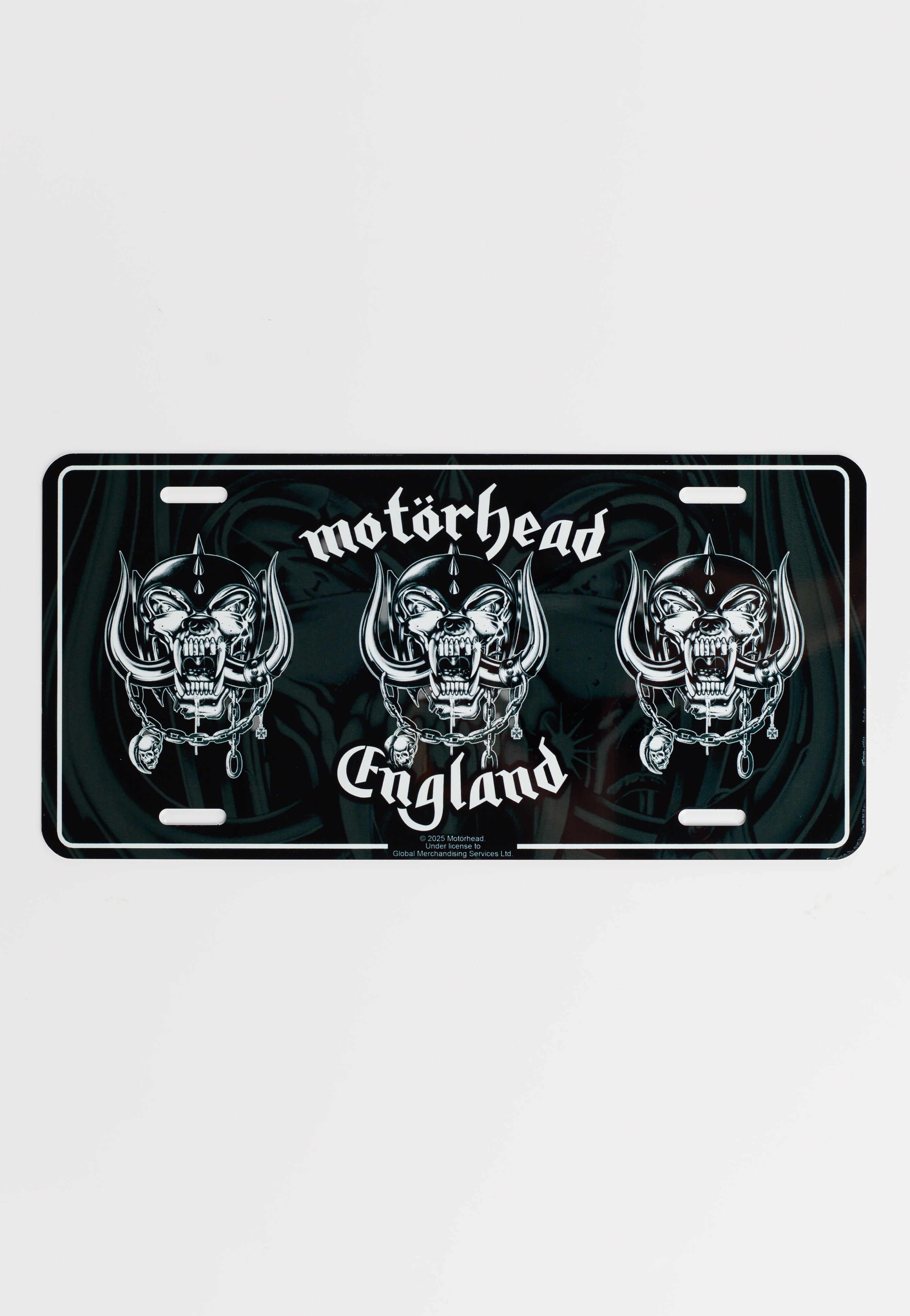 Motörhead 7”UK GWR original盤￼ 1986年 Motörhead - England - Licence Plate | AFM Records
