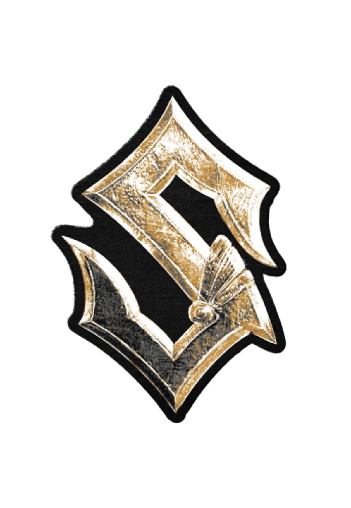Sabaton S Logo Die Cut Backpatch