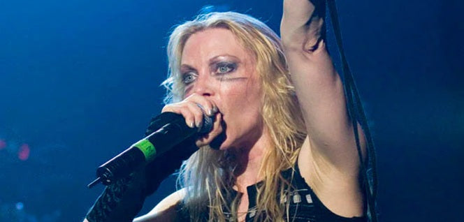 Angela Gossow Live Photo