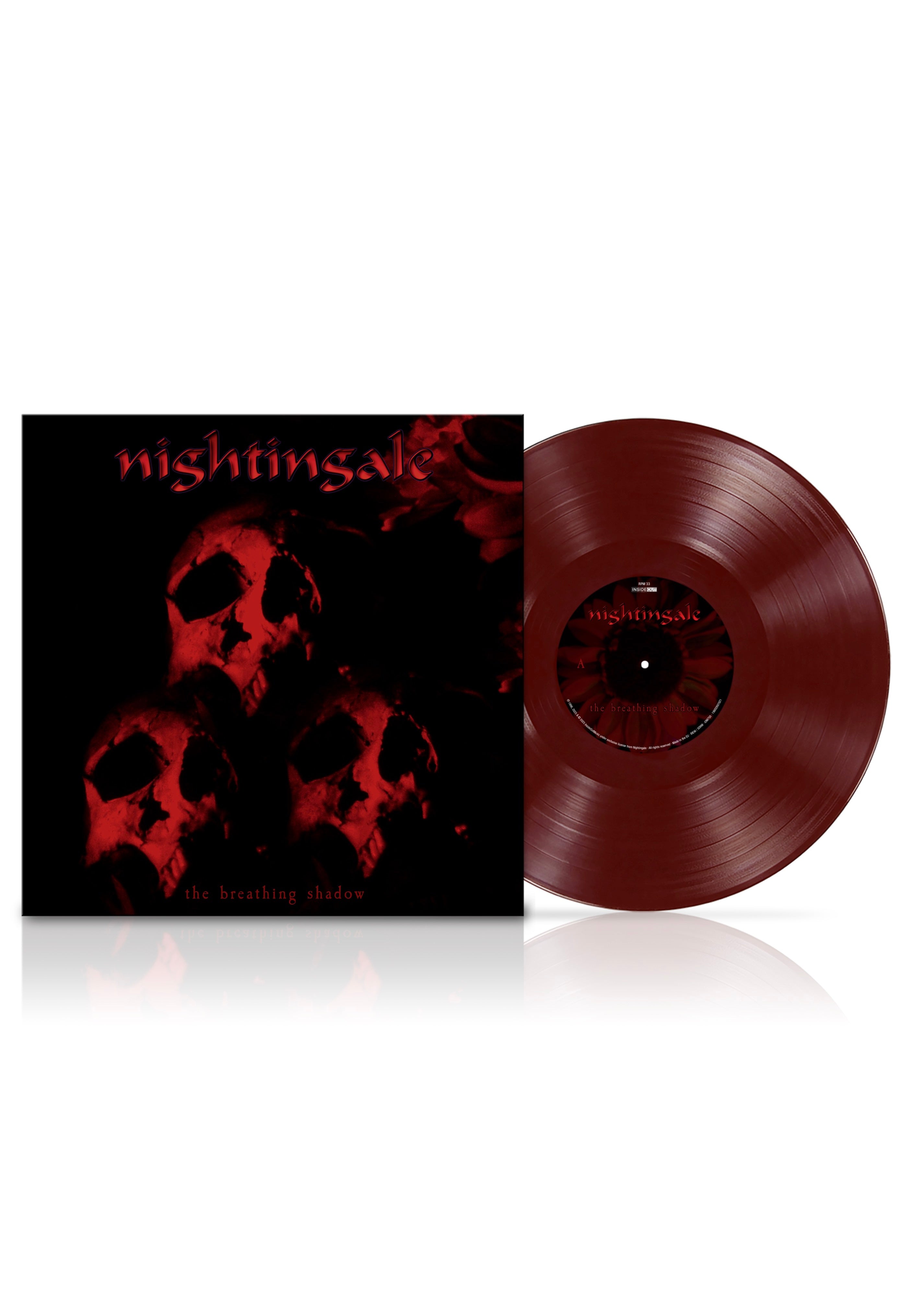 Nightingale - The Breathing Shadow (Re-Issue) Ltd. Deep Blood Red - Colored Vinyl | Neutral-Image