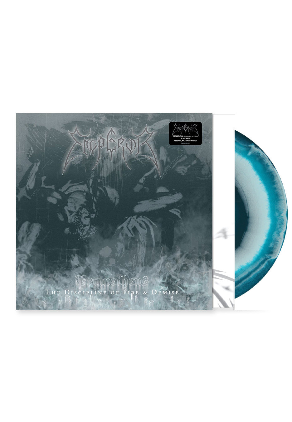 Emperor - Prometheus (Ltd. Reissue) Black/Gray and White Swirl w/ Blue - Colored Vinyl | Neutral-Image