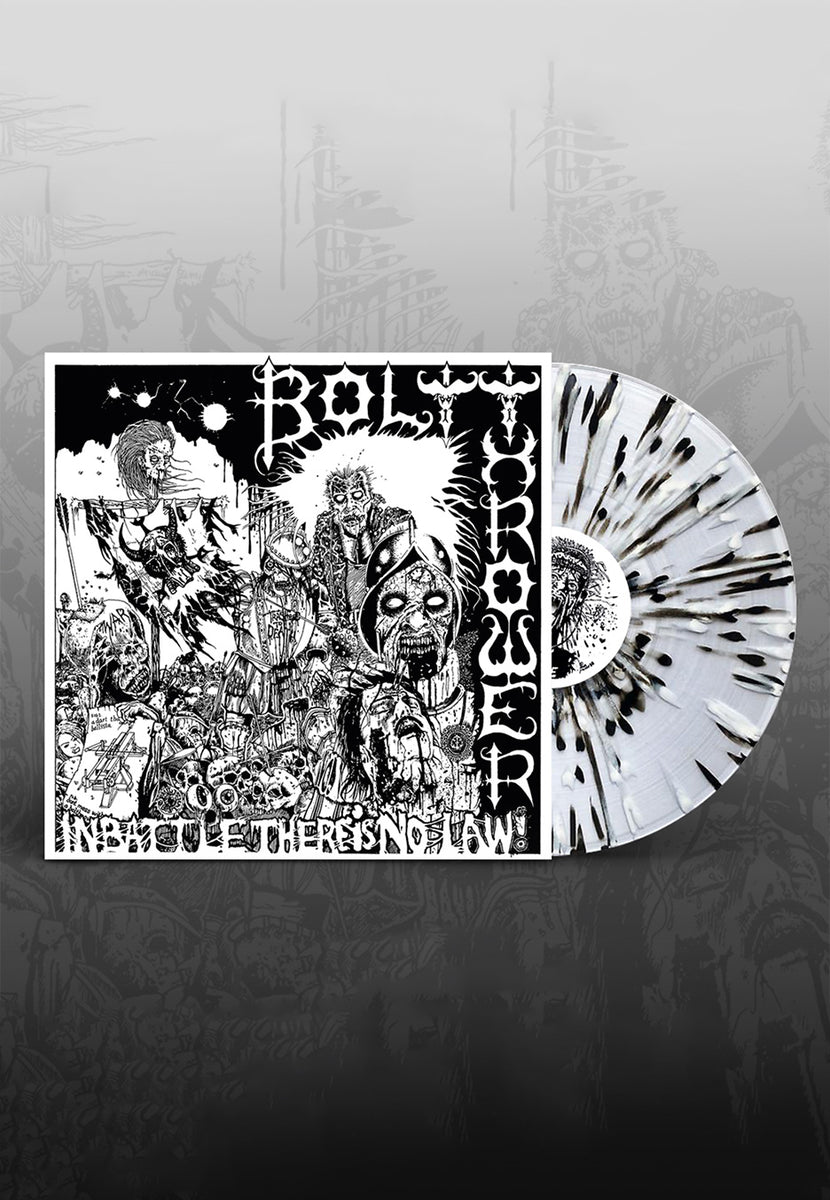 Bolt Thrower - In Battle There Is No Law ltd. Clear w/ Grey & Black -