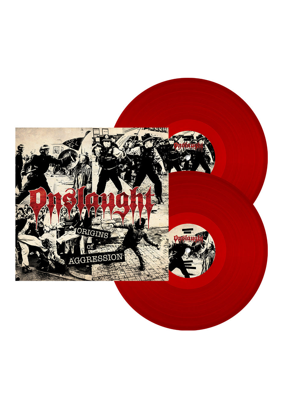 Onslaught - Origins Of Aggression Ltd. Termonuclear Red - Colored 2 Vinyl | Neutral-Image