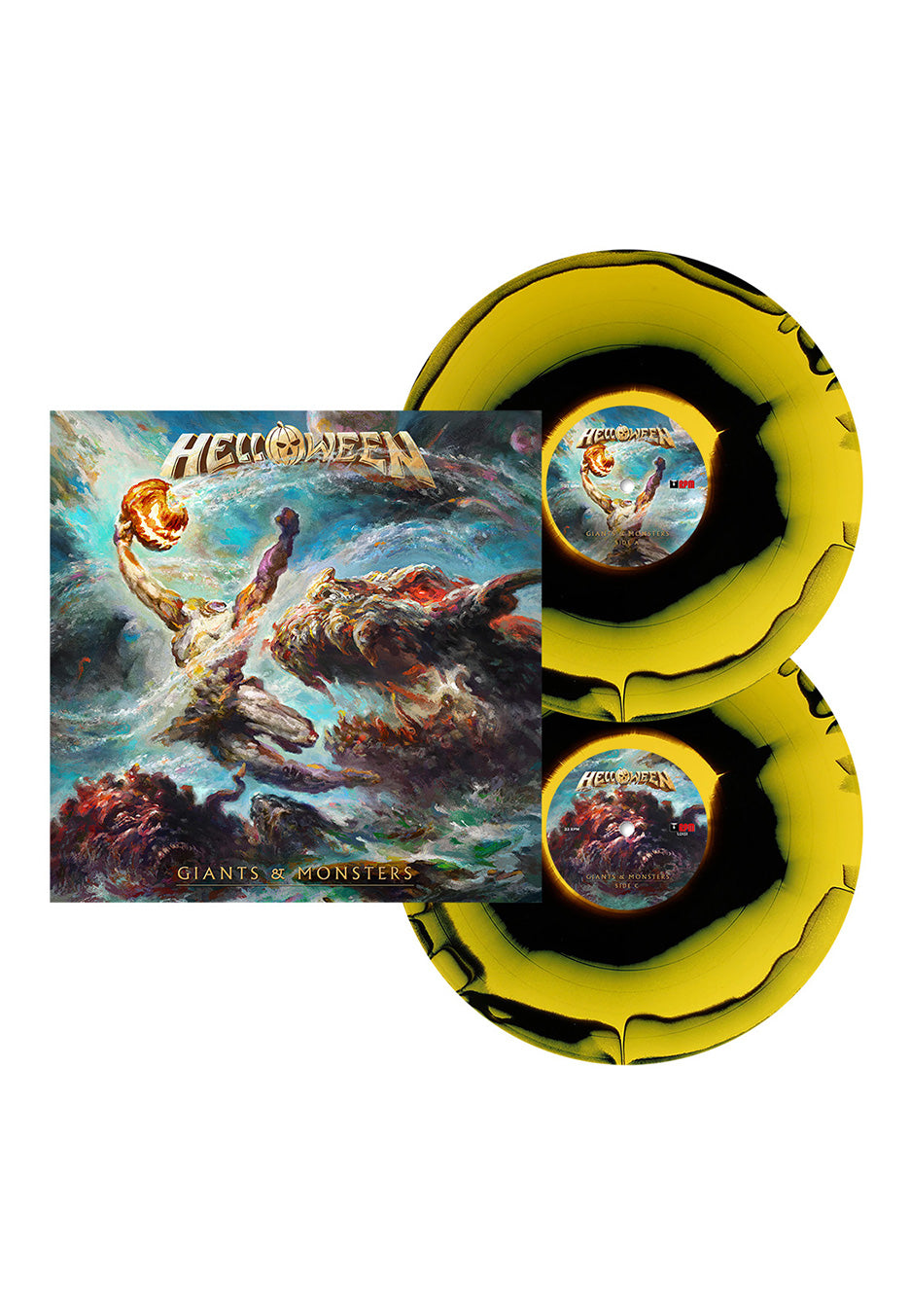 Helloween - Giants & Monsters Ltd. Giant Black-Yellow - Colored 2 Vinyl | Neutral-Image