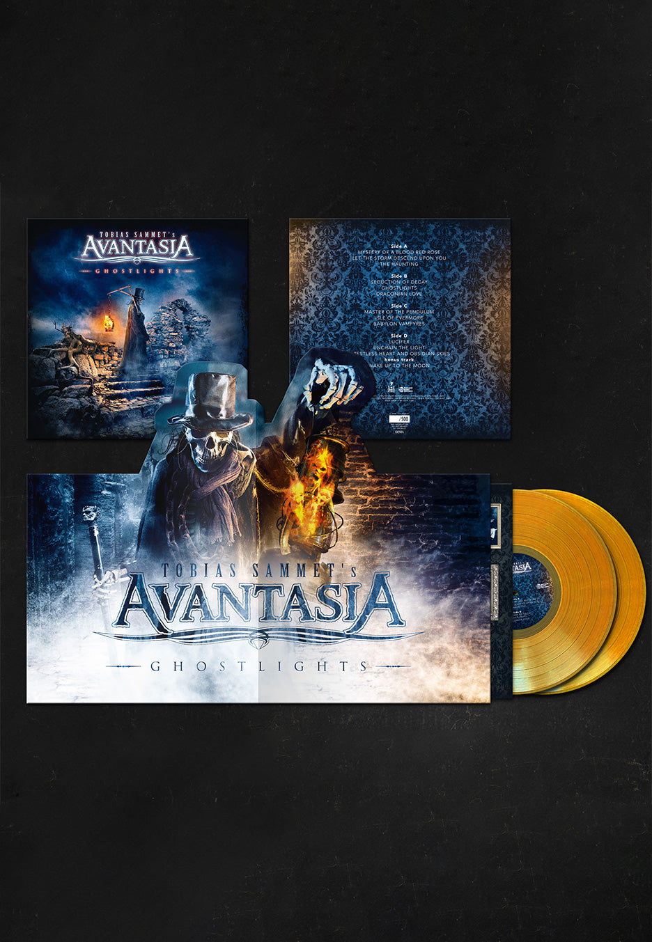 Avantasia - Ghostlights Pop Up Ltd. Orange - Colored 2 Vinyl | Neutral-Image