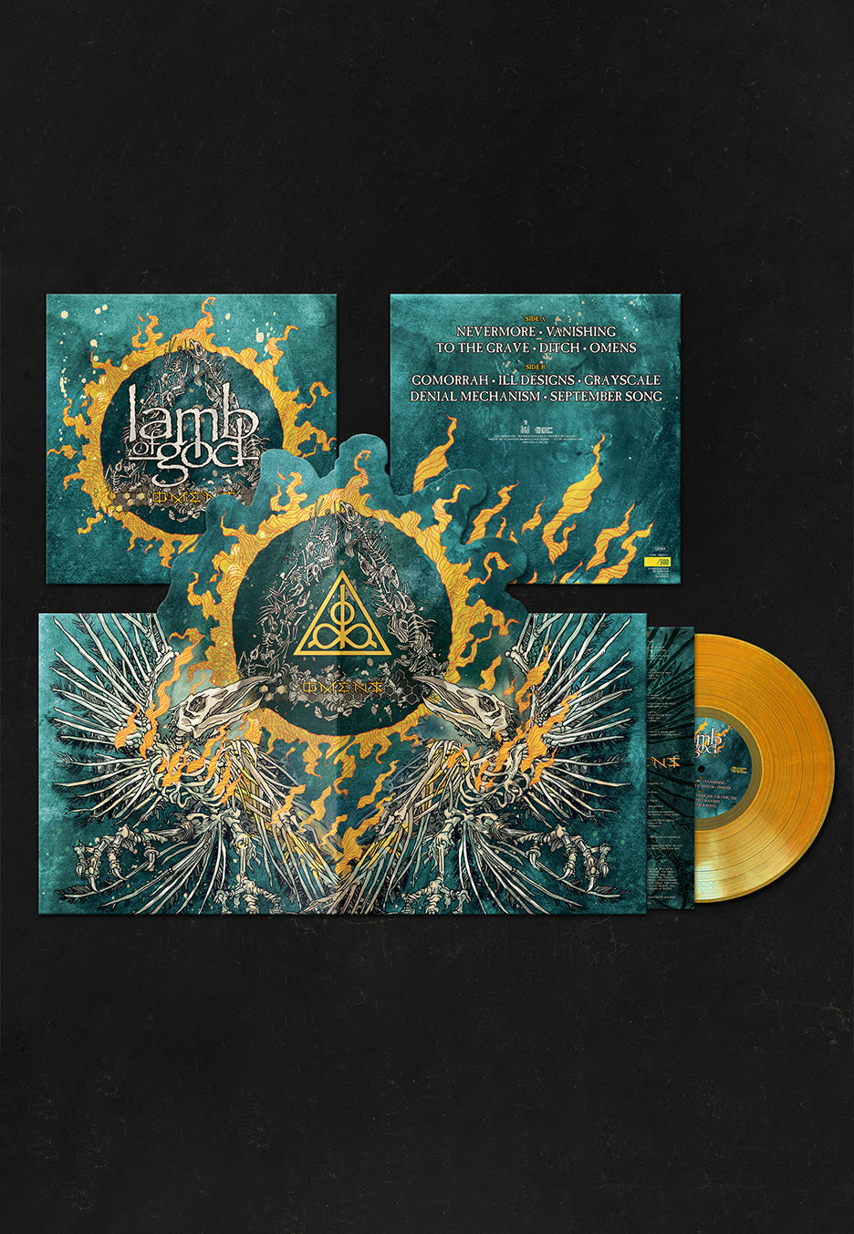 Lamb Of God - Omens Pop Up Ltd. Green - Colored Vinyl | AFM