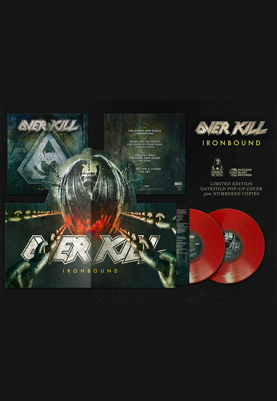 Overkill - Ironbound Ltd. Red - Colored 2 PopUp Vinyl | Neutral-Image