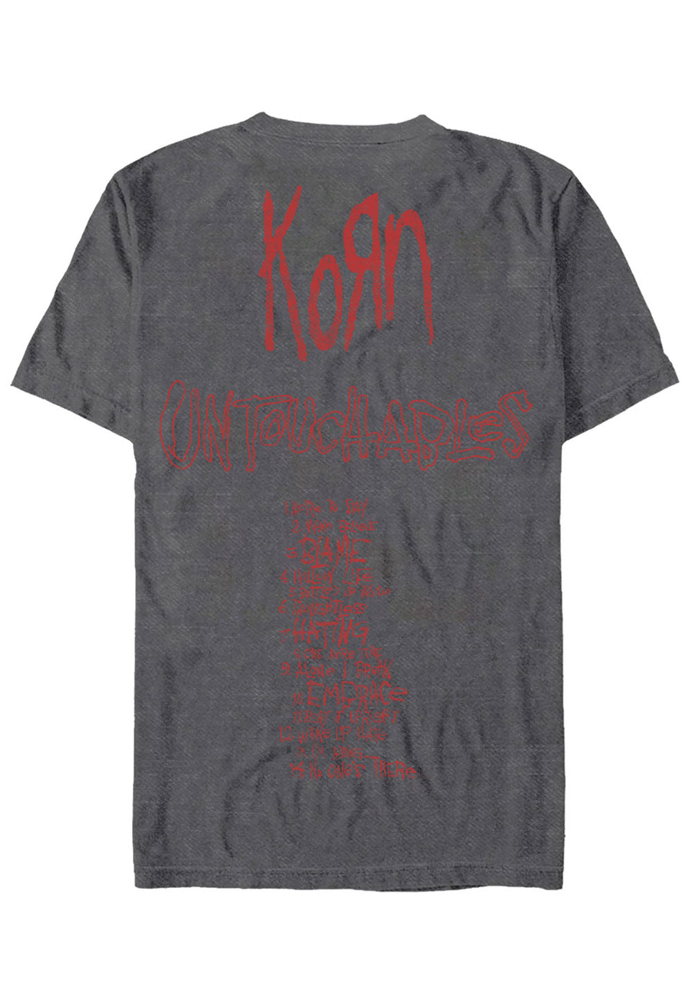 Korn - Untouchables Tracks - T-Shirt | Neutral-Image