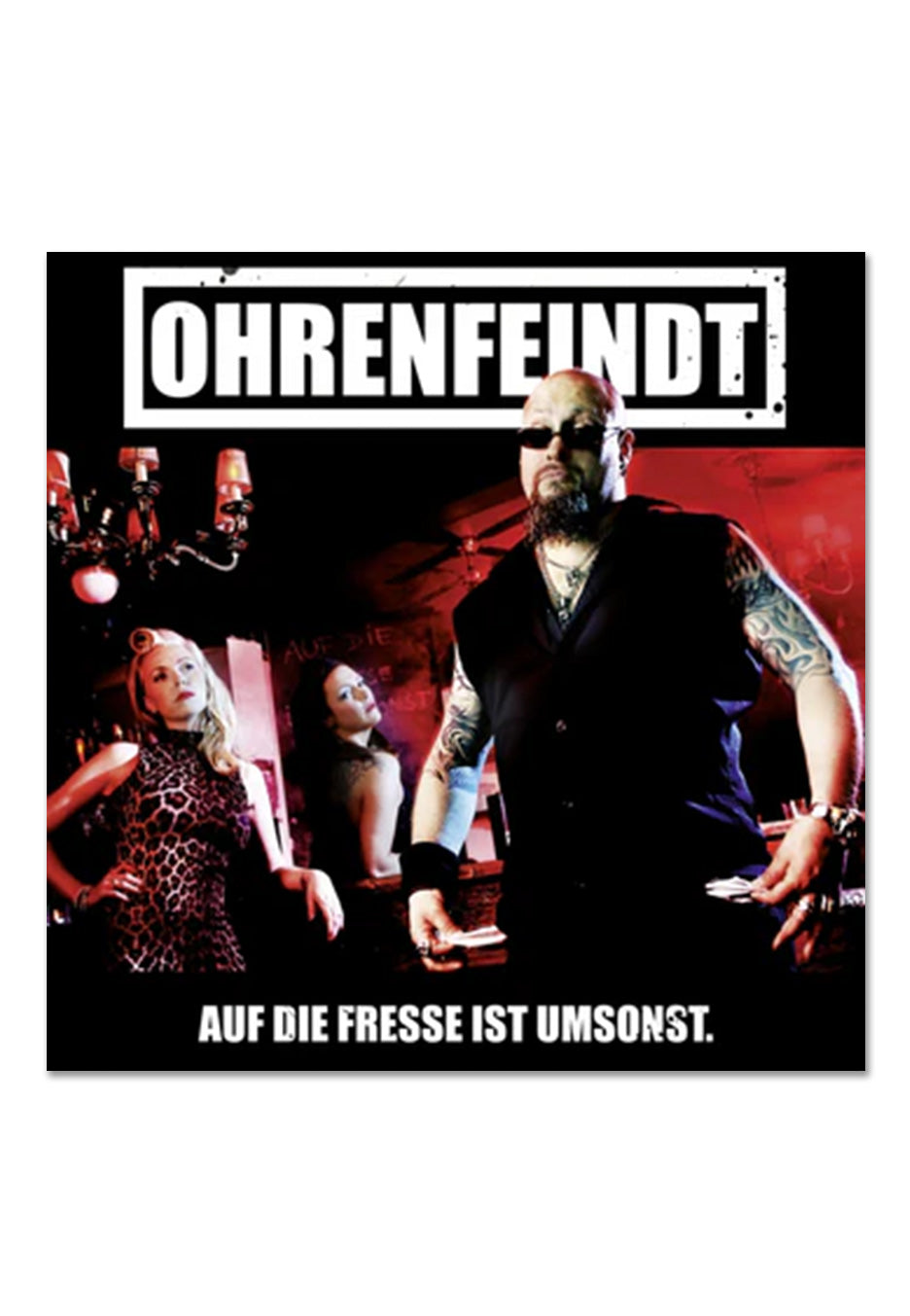 Ohrenfeindt - Auf Die Fresse Ist Umsonst Ltd. Red/Black - Splattered Vinyl | Neutral-Image