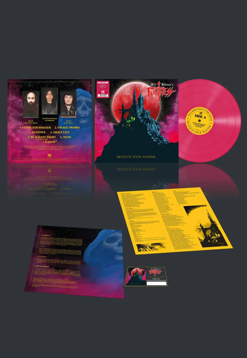 Fili Bibiano's Fortress - Death Is Your Master Ltd. Magenta - Colored Vinyl | Neutral-Image