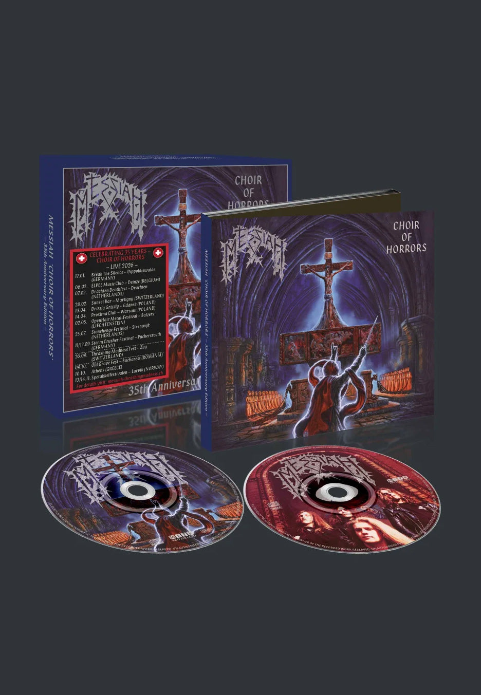 Messiah - Choir Of Horrors (35th Anniversary) - Digipak 2 CD | Neutral-Image