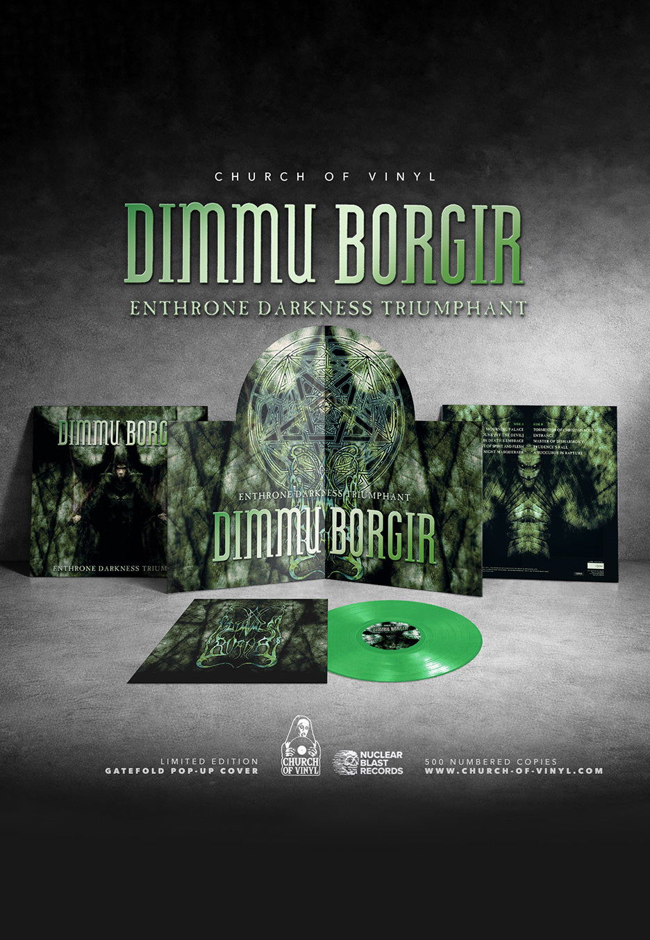 Dimmu Borgir - Enthrone Darkness Triumphant Ltd. Green - Colored PopUp Vinyl | Neutral-Image