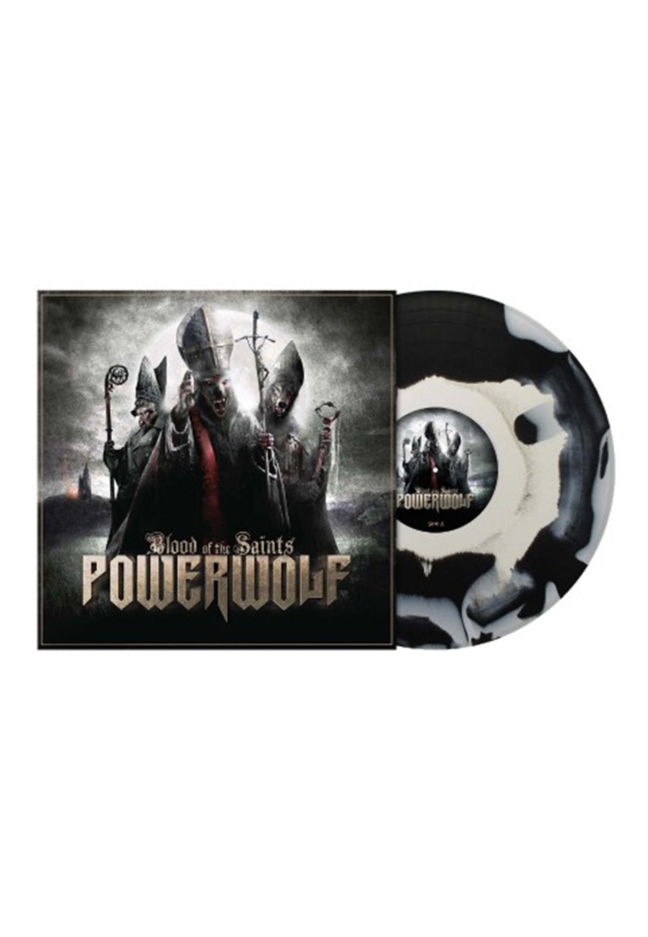 Powerwolf - Blood Of The Saints (15th Anniversary Edition) Ltd. White/Black Melt - Colored Vinyl | Neutral-Image