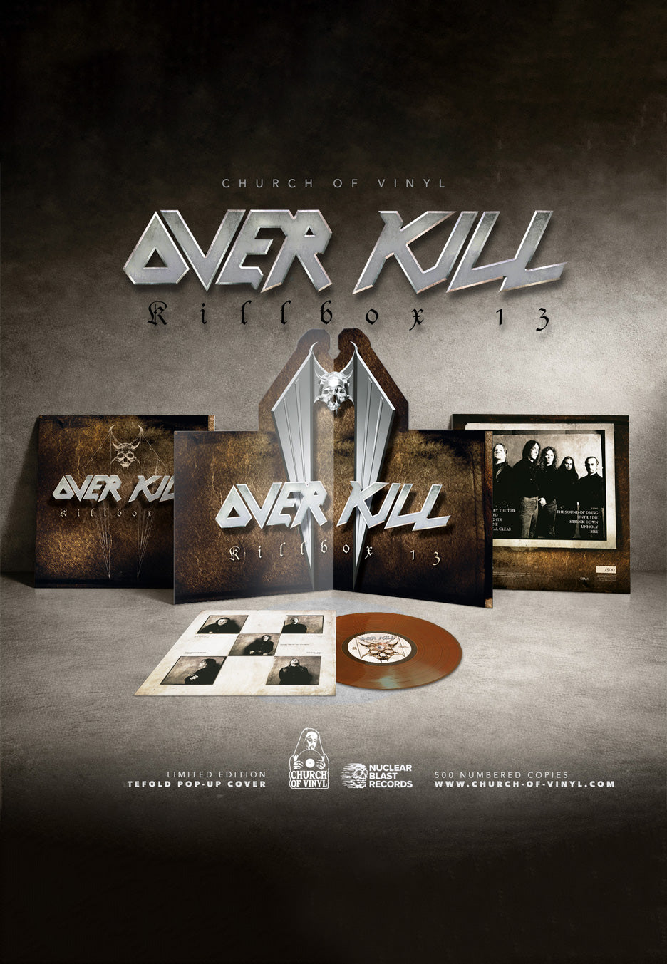Overkill - Killbox 13 Ltd. Brown - Colored PopUp Vinyl | Neutral-Image