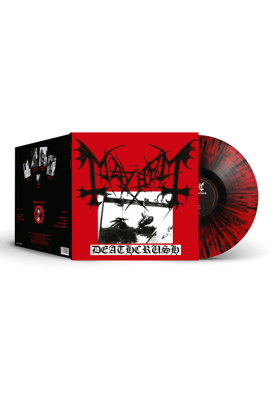 Mayhem - Deathcrush Ltd. Red/Black - Splattered Vinyl | Neutral-Image