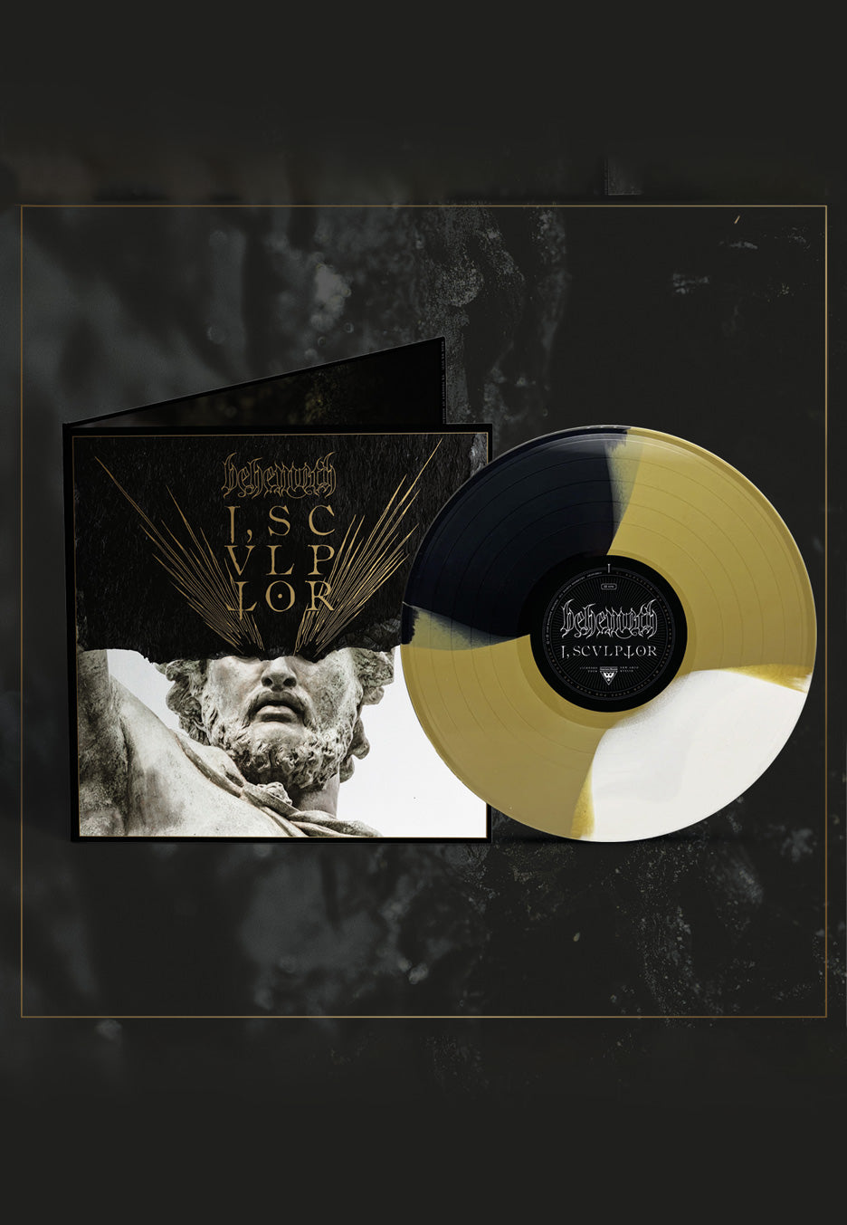 Behemoth - I, Scvlptor Ltd. Black Gold White Split Indie Exclusive - Colored Vinyl | Neutral-Image