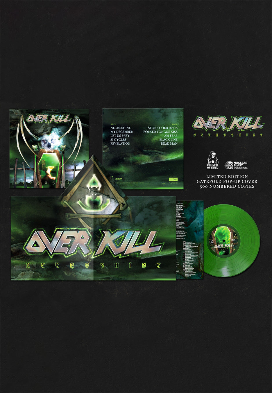 Overkill - From The Underground And Below Ltd. Blue - Colored PopUp Vi