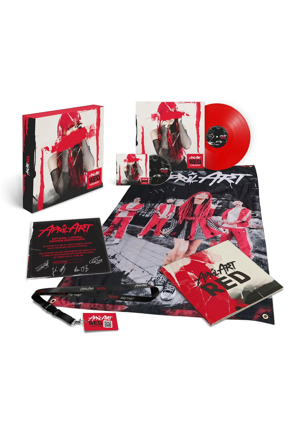 April Art - RED Ltd. Red - Colored Vinyl Boxset | Neutral-Image