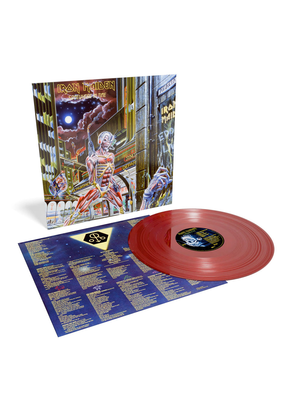Iron Maiden Somewhere In Time (40th Anniversary) Ltd. Oxblood Colored Vinyl