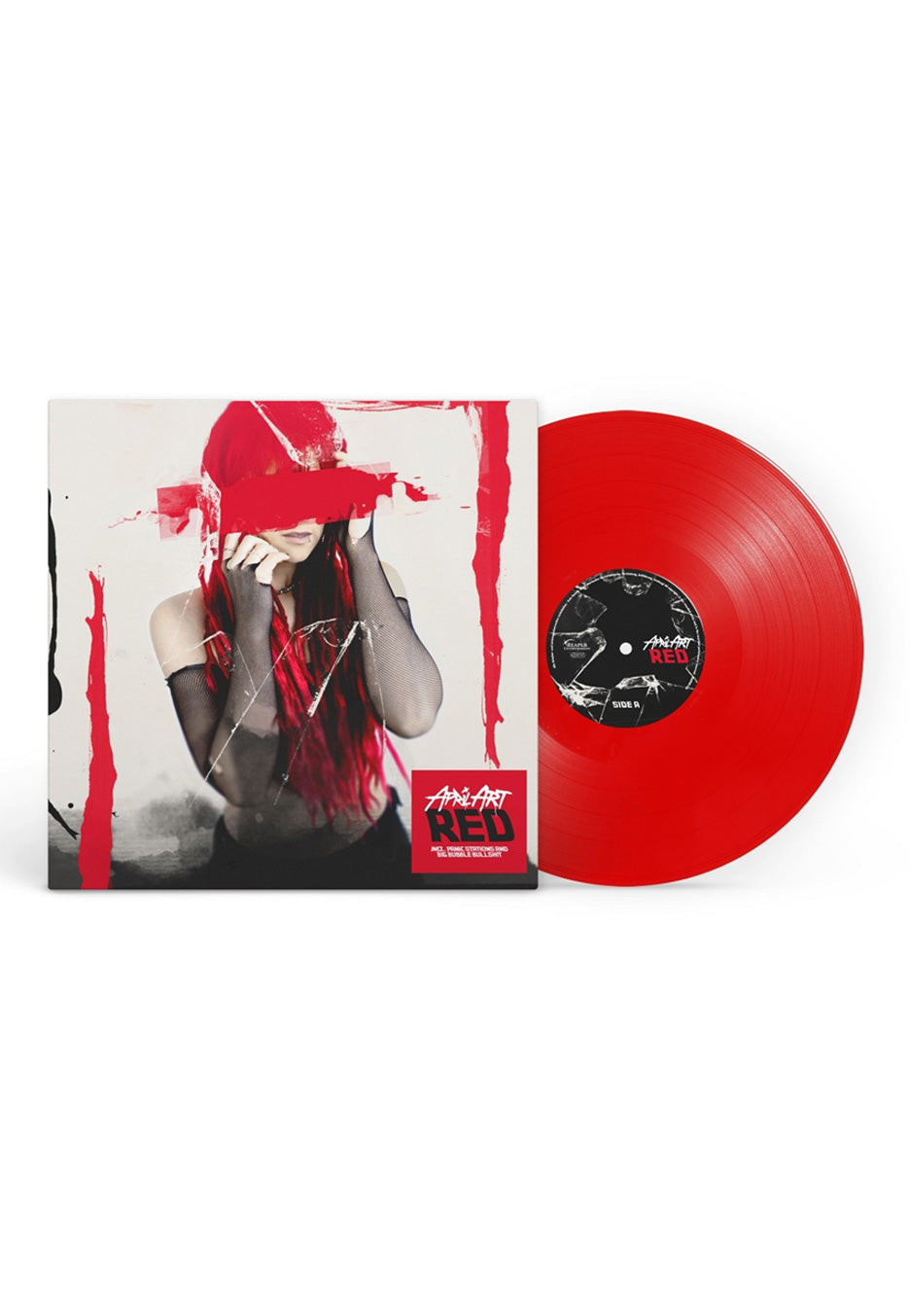 April Art RED Ltd. Red Colored Vinyl