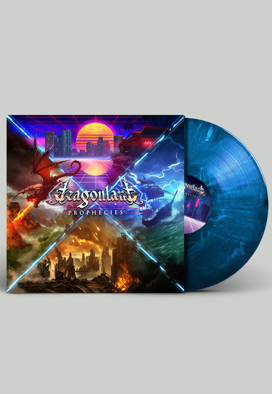 Dragonland Prophecies Ltd. Blue Marbled Vinyl