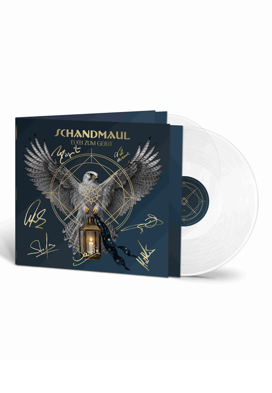 Schandmaul Euch Zum Geleit Ltd. Signed Transparent Vinyl Colored 2 Vinyl