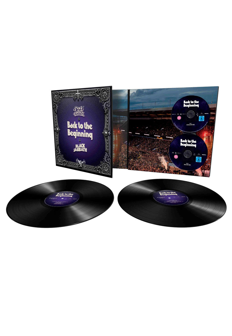 Ozzy Osbourne Back To The Beginning 2 Vinyl + 2 Blu-Ray