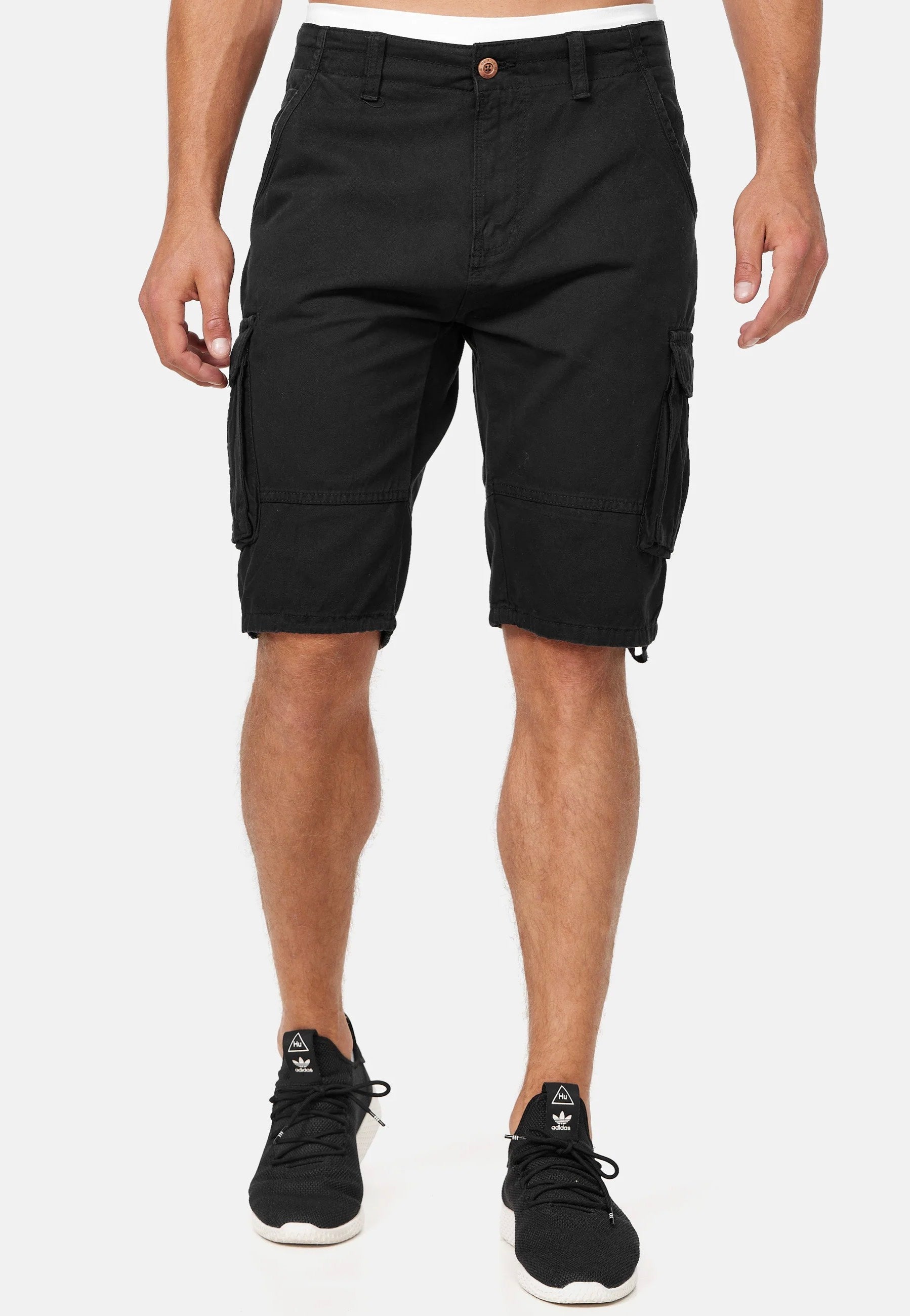 Indicode - Monroe Black - Shorts | Men-Image