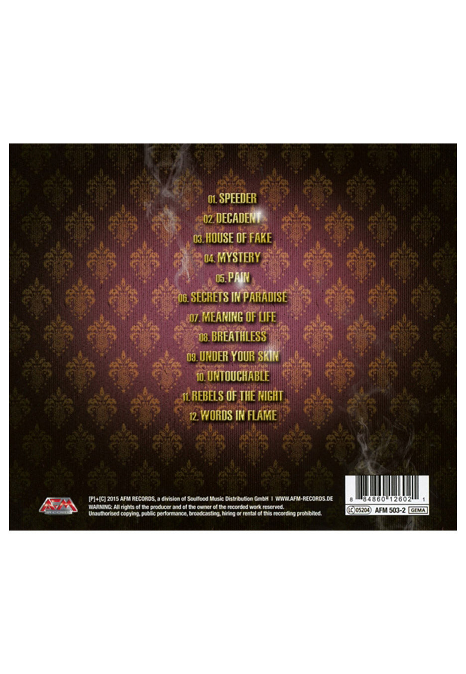 U.D.O. - Decadent - CD | Neutral-Image