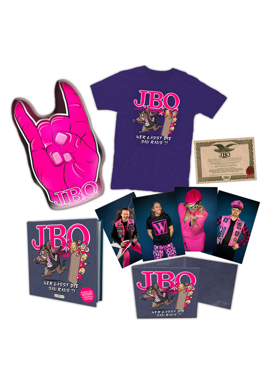 J.B.O. - Wer Lässt Die Sau Raus?! L - CD Boxset | Neutral-Image