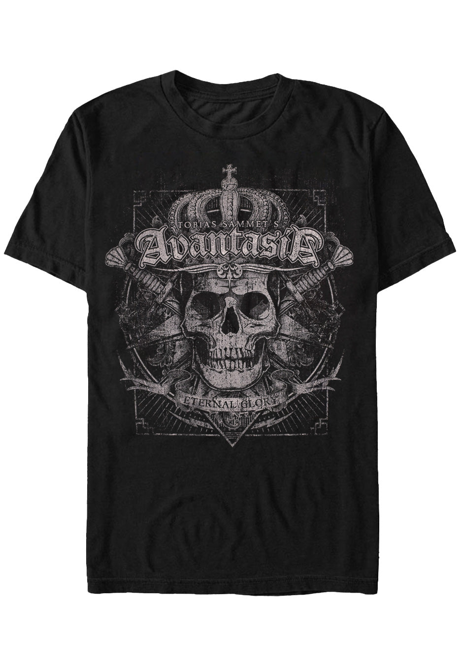 Avantasia - Crowned Skull - T-Shirt | Neutral-Image