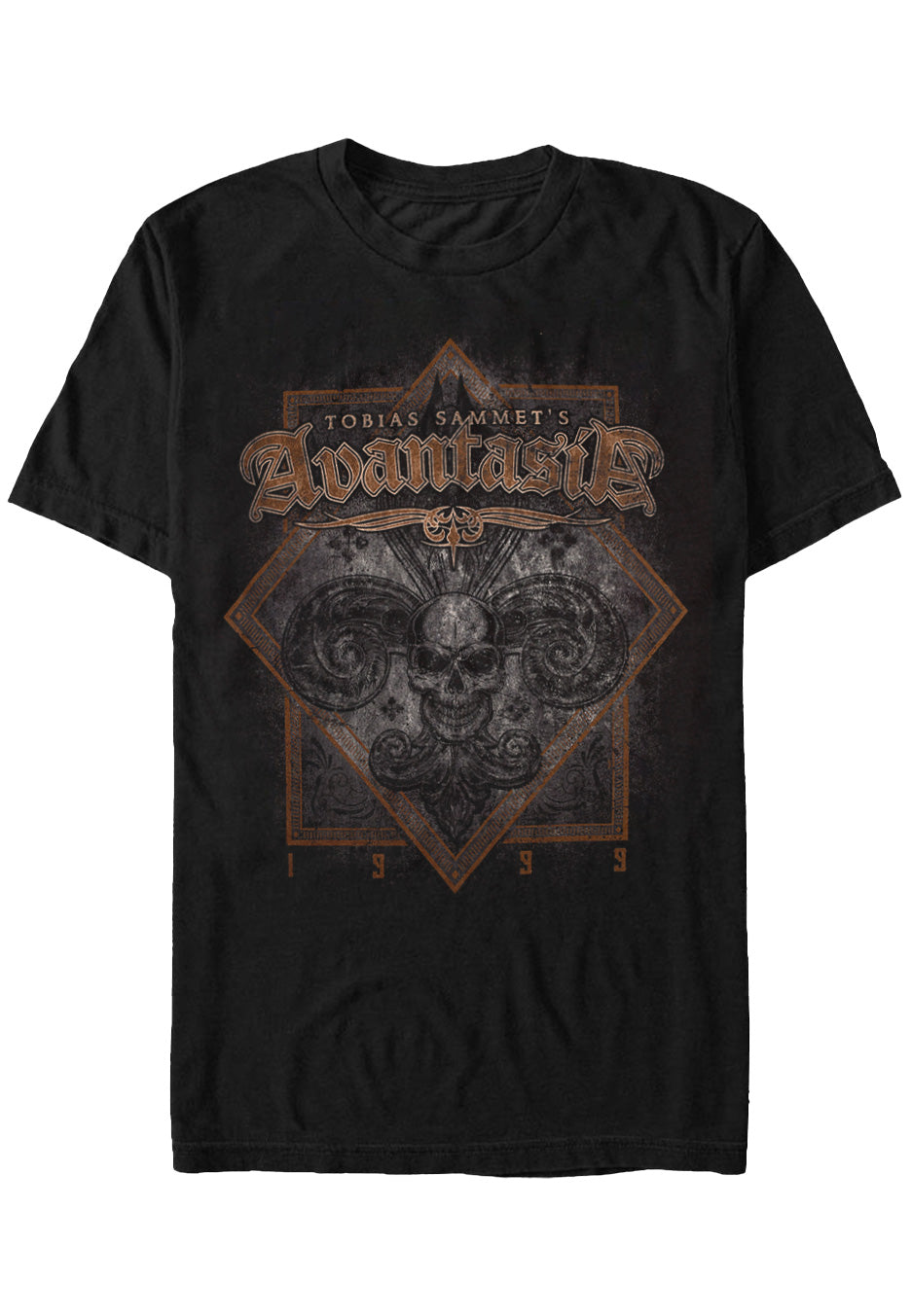 Avantasia - Fleur Skull - T-Shirt | Neutral-Image