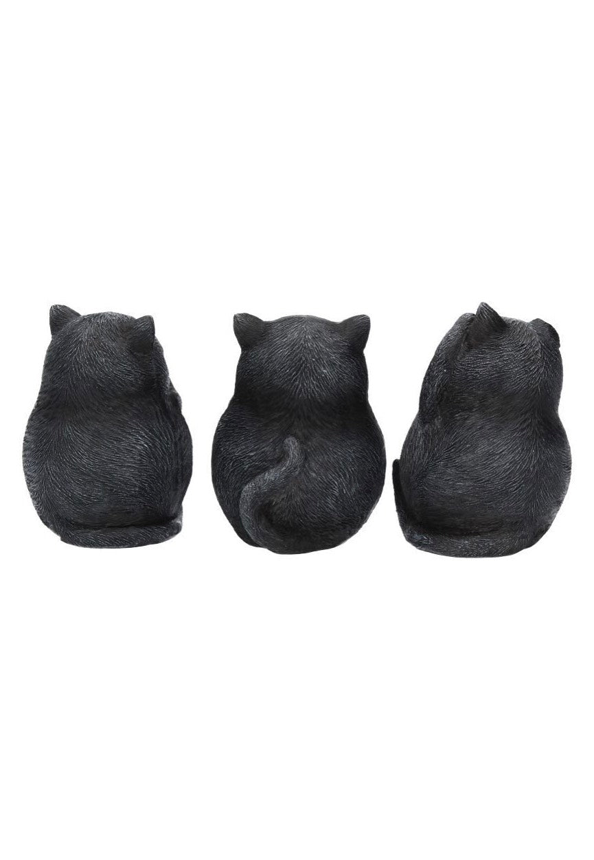 Nemesis Now - Three Wise Fat Cats - Figure | Neutral-Image