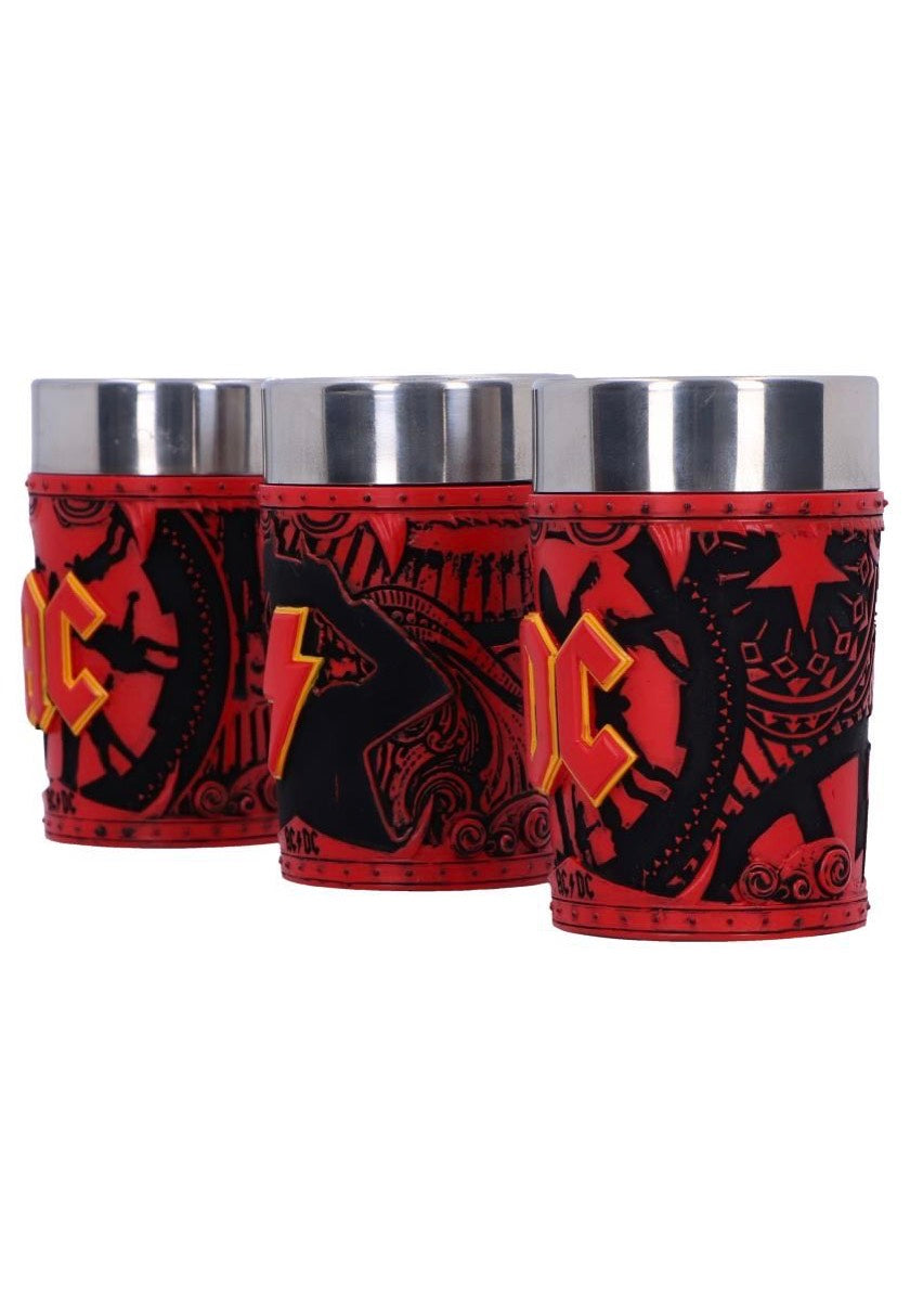 AC/DC - Logo Shot - Glass Set | Neutral-Image