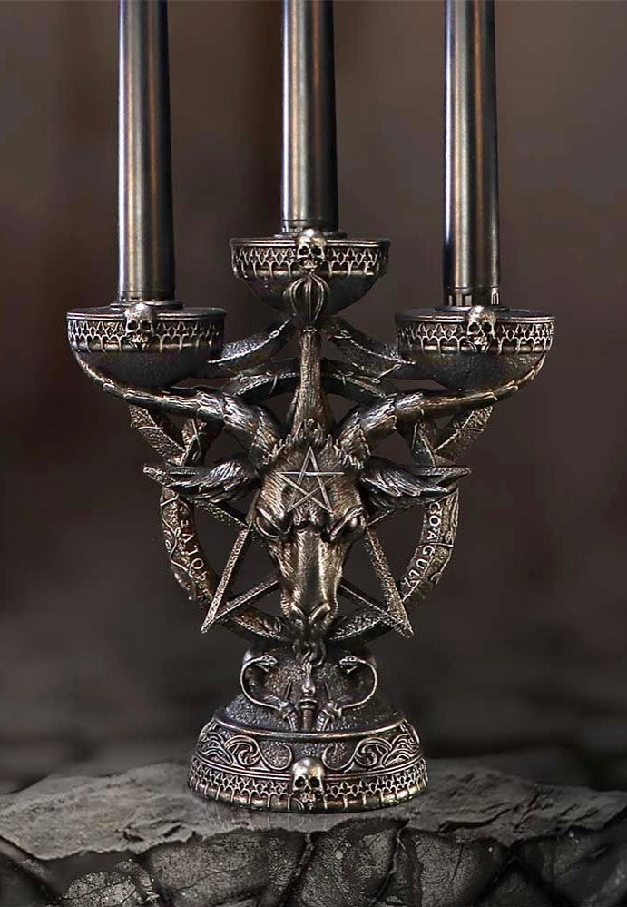 Nemesis Now - Baphomet's Radiance - Candleholder | Neutral-Image