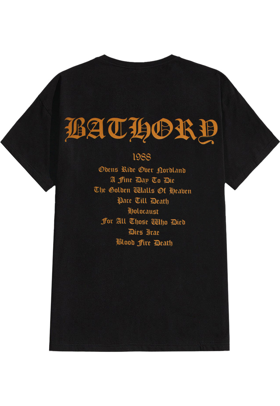 Bathory - Blood Fire Death - T-Shirt | Neutral-Image