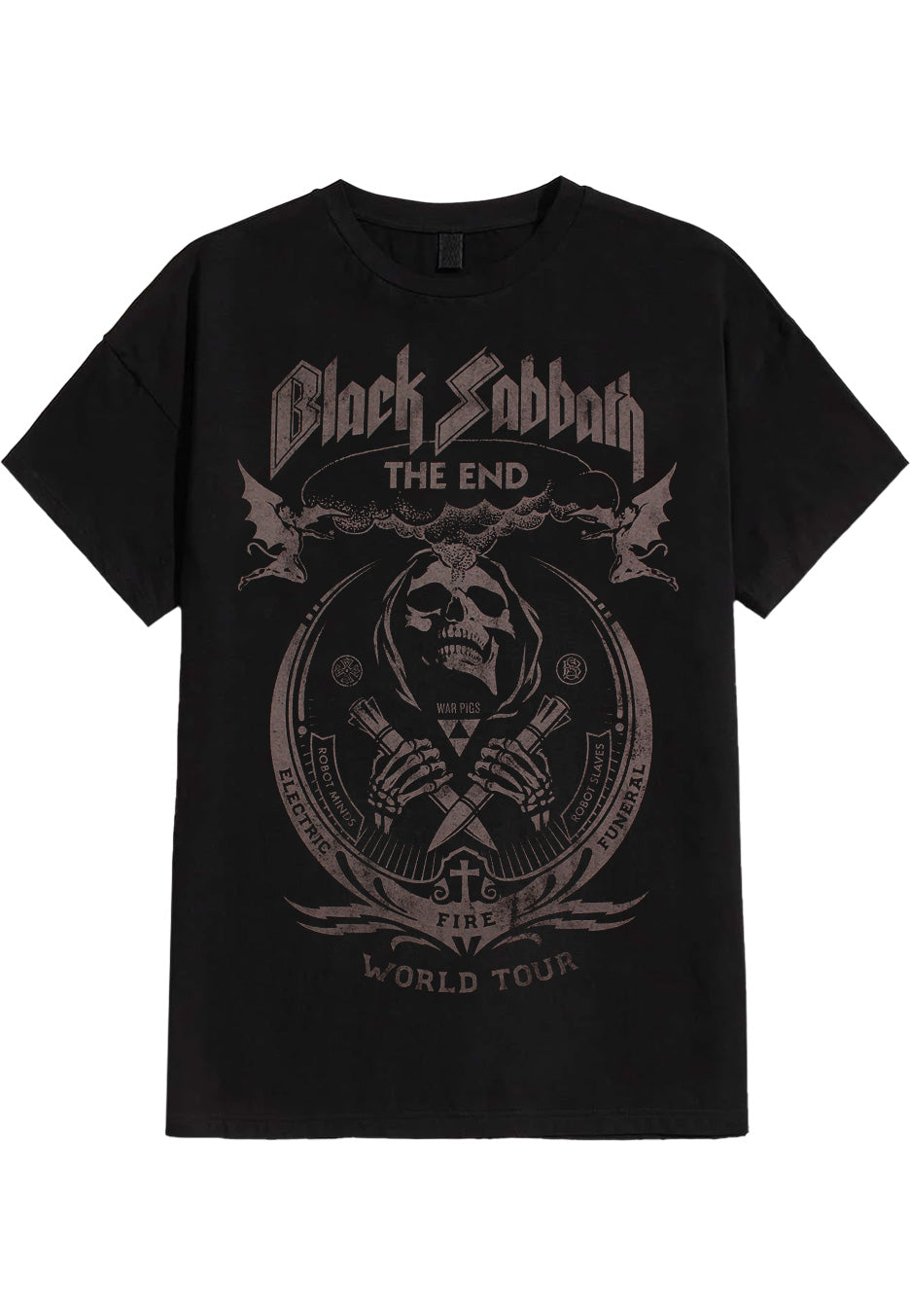 ブラックサバス THE END ワールドツアー Tシャツ ラグラン L相当 黒