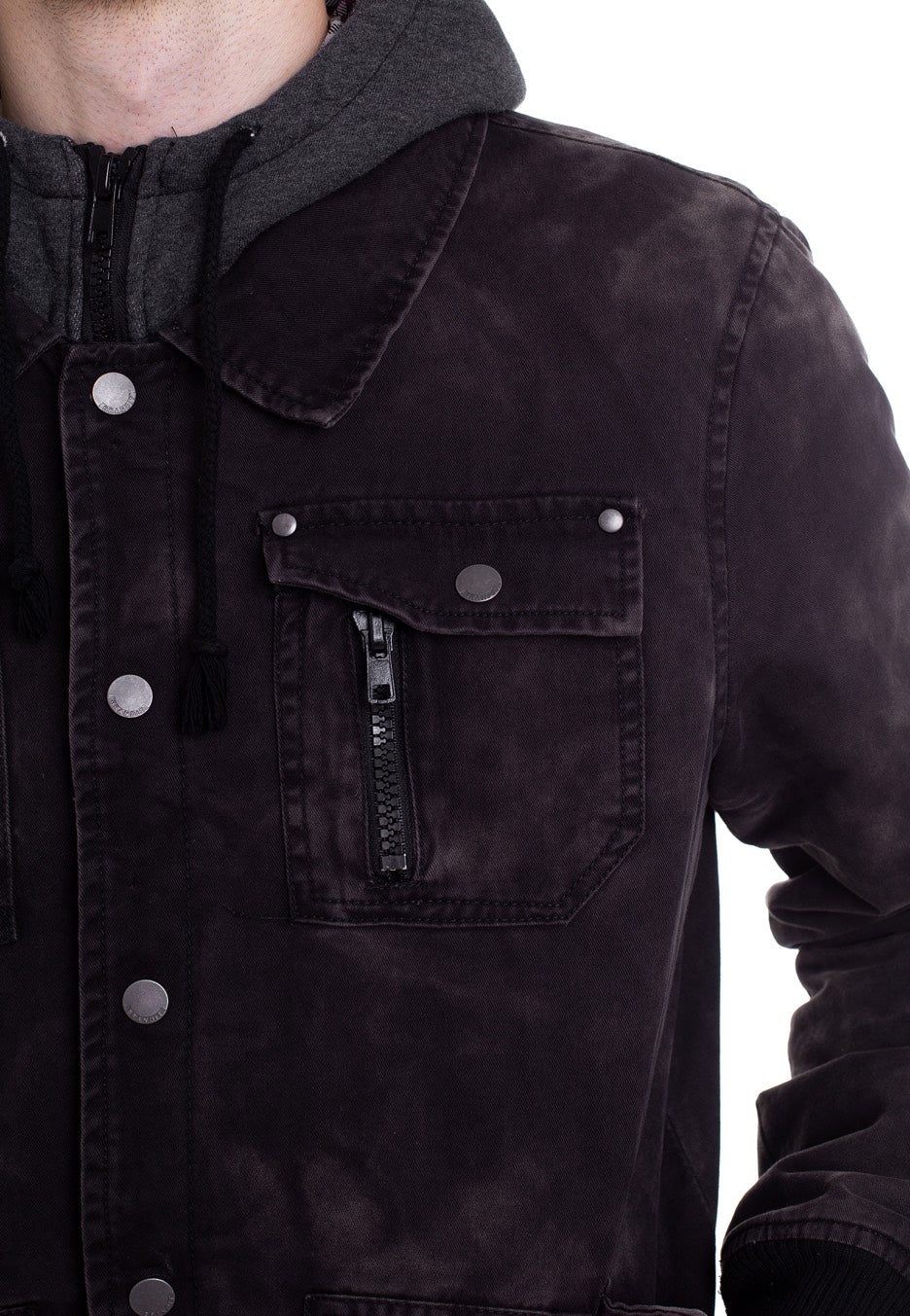 Brandit - Dayton Black Washed - Jacket | Men-Image