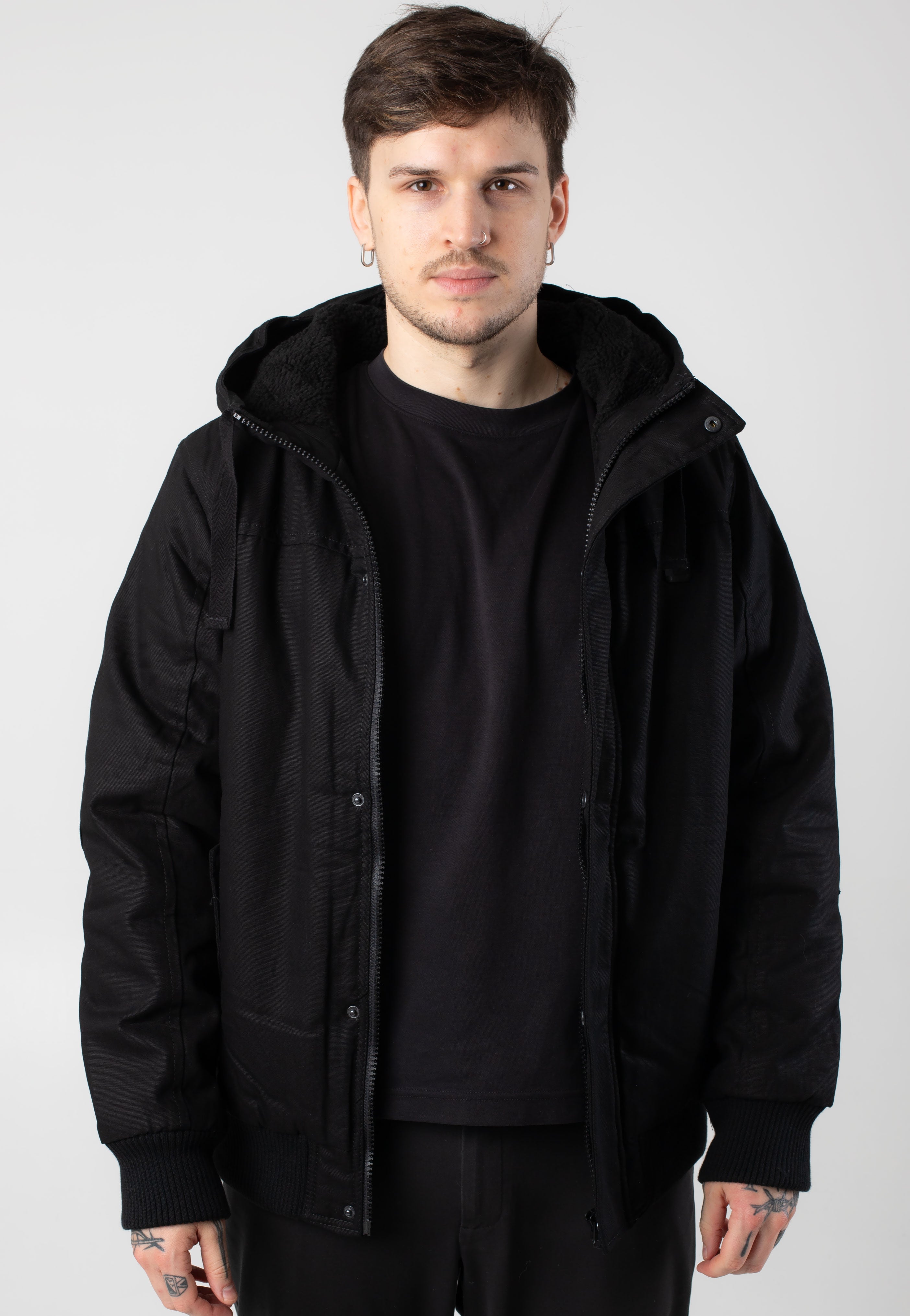 Brandit - Essential Black - Jacket | Men-Image